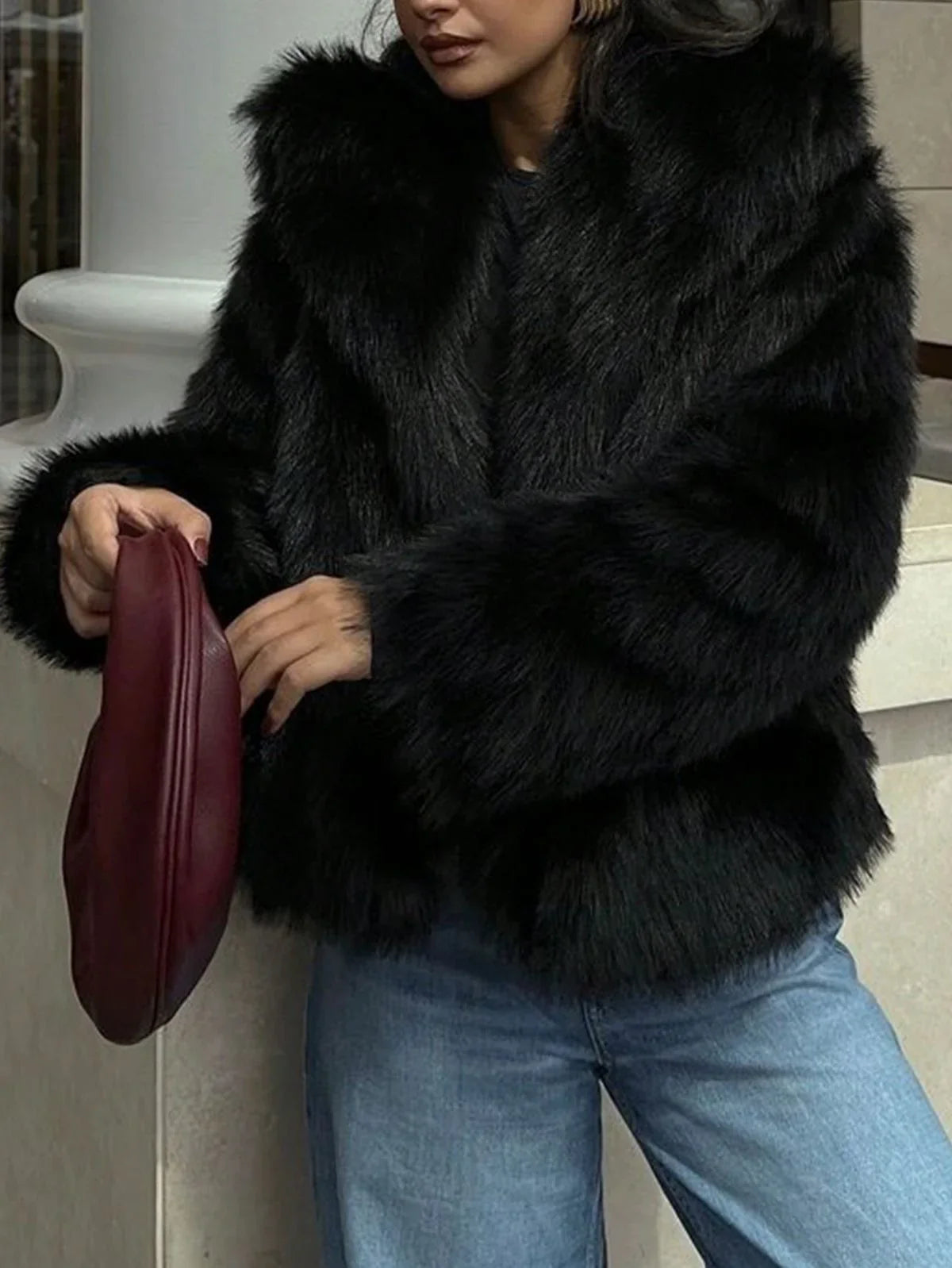 Faux Fur Jacke