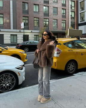 Faux Fur Jacke